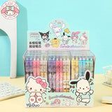 Sanrio 12pcs Mechanical Pencil Kawaii Hello Kitty Pochacco Melody Pencil-free Hb Primary School Stationery Office Supplies