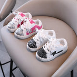 Girls' Shoes 2024 Spring New Casual Versatile Little Girls Star sneakers Spring and Autumn Children's Sports Shoes