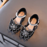 Summer Girls Sandals Fashion Sequins Rhinestone Bow Girls Princess Shoes Baby Girl Shoes Flat Heel Sandals Size 21-35
