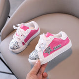 Girls' Shoes 2024 Spring New Casual Versatile Little Girls Star sneakers Spring and Autumn Children's Sports Shoes