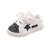 Girls' Shoes 2024 Spring New Casual Versatile Little Girls Star sneakers Spring and Autumn Children's Sports Shoes