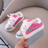 Girls' Shoes 2024 Spring New Casual Versatile Little Girls Star sneakers Spring and Autumn Children's Sports Shoes