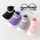 Toddler Baby Summer Mesh Breathable First Walker Pure Color Girls Boys 0-3T Non-Slip Casual Shoes Lightweight Sneakers Sandals