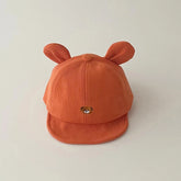Cartoon Bear Ear Baby Baseball Cap Summer Cotton Peaked Hat for Infant Boy Girl Cute Embroidered Adjustable Kid Sun Hats 아기모자