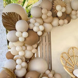 Coffee Brown Balloon Garland Arch Kit Wedding Birthday Party Decoration Kids Ballon Baby Shower Globos Khaki Latex Balloons