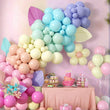 107pcs Macaroon Color Balloon Chain Balloon Arch Balloon Set, Birthday Festival Wedding Party Decoration Supplies Holiday Annive