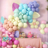 107pcs Macaroon Color Balloon Chain Balloon Arch Balloon Set, Birthday Festival Wedding Party Decoration Supplies Holiday Annive