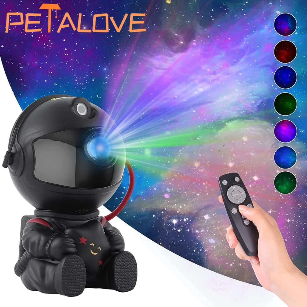 Galaxy Star Astronaut Projector Light Starry Sky Porjectors Lamp Decoration Bedroom Room Nebula LED Night Light Children Gifts