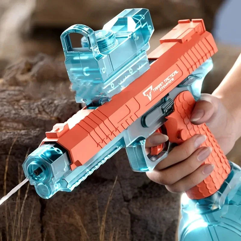 ألعاب إطلاق النار الكهربائية الأوتوماتيكية الفائقة من Desert Eagle، أضواء وامضة ملونة جديدة، معركة على الشاطئ وحمام السباحة، هدايا للأطفال البالغين
