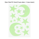 Luminous 3D Stars Dots Wall Sticker for Kids Room Bedroom Home Decoration Glow In The Dark Moon Decal Fluorescent DIY Stickers