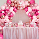 Pink Macaron Balloon Garland Arch Kit Wedding Birthday Party Decor Kids Baby Shower Latex Ballon Chain Wedding Party Baloon