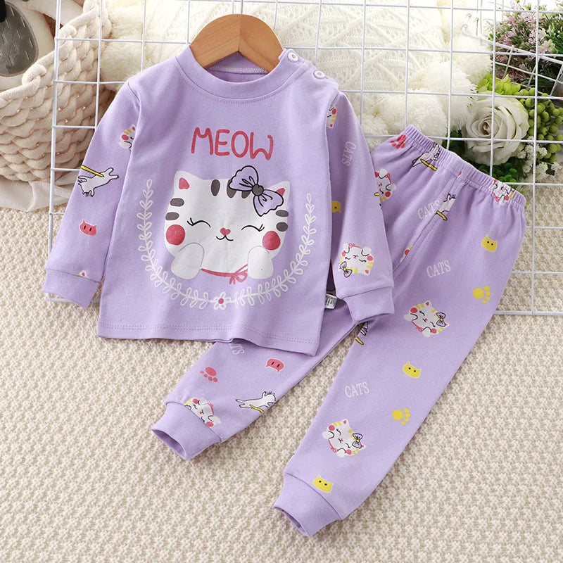 Spring Baby girls Clothes Sets cotton Toddler Girl cute Minnie Suits Baby Tops and pant Infant soft Newborn Sets