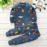 Kids Clothes Children Sets Children's Clothing Boys Girls CottonAutumn winter Clothing Pants Sleepwear Underwear Christmas Gift