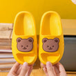 Bear Print Slippers Soft Beach Cloud Platform Indoor Bathroom Slides Summer Mules Outside PVC Shoes