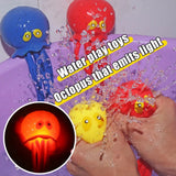 Octopus Baby Bath Toys - Absorbent Squeeze Water Toys Stress Relief Sensory Play - Summer Pool Beach Swimming Fun for Kids