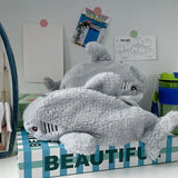 1PC Cute Plush Shark Pencil Case Student Stationery School Supplies Kawaii Doll Back To School Storage Bag Pen Bag Stationery