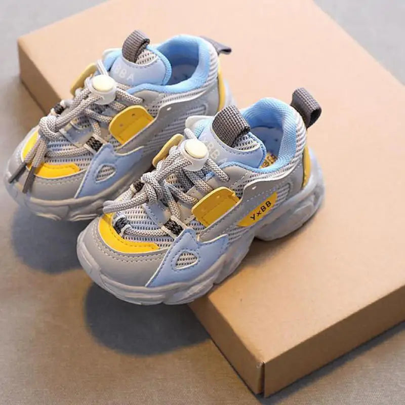 Size 21-36 Baby Toddler Shoes For Boys Girls Breathable Mesh Little Kids Casual Sneakers Non-slip Children Sport Shoes tenis
