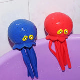 Octopus Baby Bath Toys - Absorbent Squeeze Water Toys Stress Relief Sensory Play - Summer Pool Beach Swimming Fun for Kids
