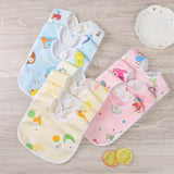 1PCS Baby Bibs Cotton Waterproof Bib Children Feeding Clothes Protection Kids Toddler Scarf for Newborns Boys Girls Accessories