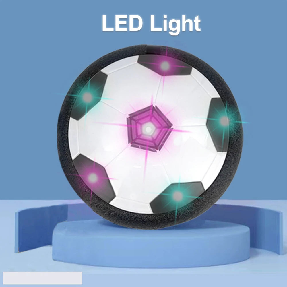 ألعاب كرة القدم العائمة للأطفال، كرة قدم كهربائية عائمة مع موسيقى وإضاءة LED، لعبة كرة قدم خارجية، ألعاب رياضية للأطفال