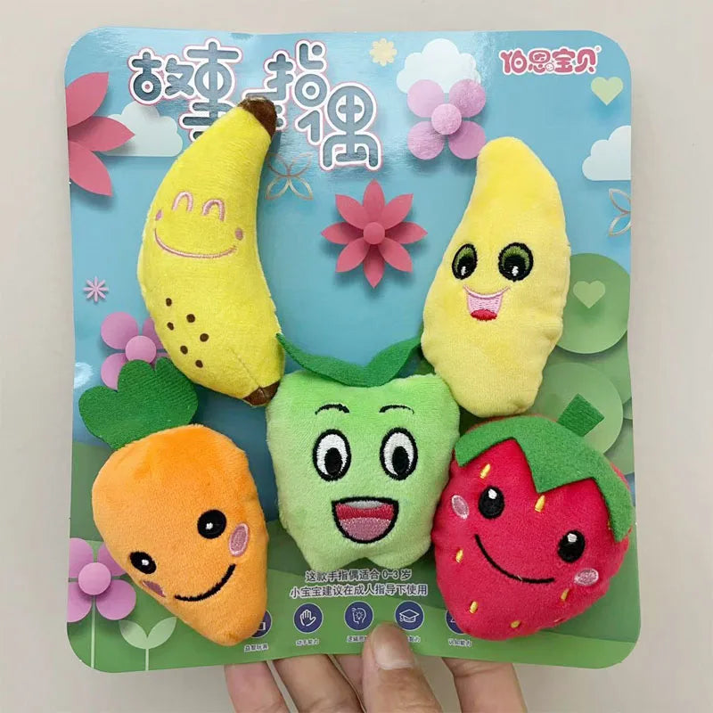 Kindergarten Story Teaching Aids Children Education Dolls Animal Plush kids toys Baby Finger puppets Doll Baby Hand puppet Toys