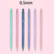 6pcs/set Automatic Pencil for Writing 0.5mm Mechanical Pencil School Supplies Fashion Macaron Stationery Writing Supplies