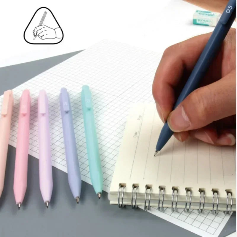 6pcs/set Automatic Pencil for Writing 0.5mm Mechanical Pencil School Supplies Fashion Macaron Stationery Writing Supplies