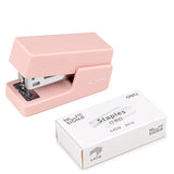 DELI Mini Stapler Set Portable Color Paper Binding Machine Use 24/6 26/6 Staples Fashion Stationery Office Supplies