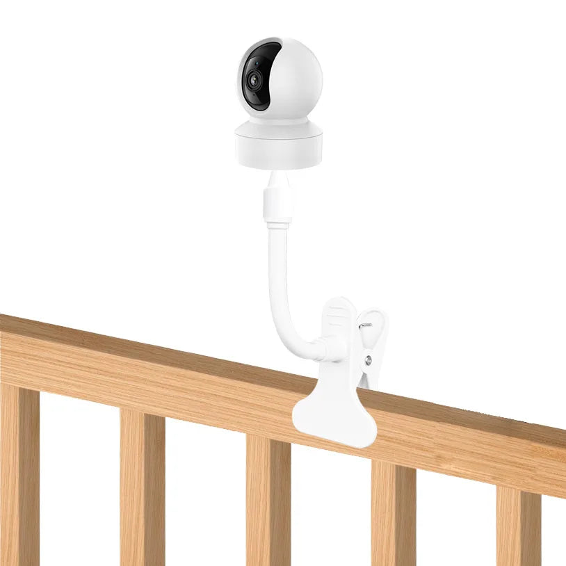 Protable Flexible Camera Clamp Mount Baby Monitor Camera Holder Stand Webcam Monitor Punch-free Bendable Bracket Base With Clip