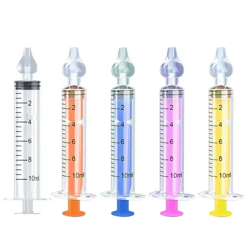 10/20ML Baby Nasal Washer Rhinitis Needle Cleaning Nasal Aspirator Children Syringe Kids Cleaning Health Care Multi-colors