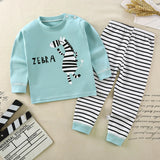 Children Kids Clothes Sets  Boys Girls Suit Pajamas Clothinng Pants Cartoon Autumn Winter Sleepwear Outfits