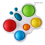 Infant Baby Toys Montessori Exercise Board Rattle Puzzle Colorful Intelligence Early Education Intensive Training Fidget Toys