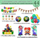 Birthday Party Supplies,44pcs Party Decorations Set-Balloons, Balloons Banner etc Theme Birthday Party Supplies for Boy Kids etc