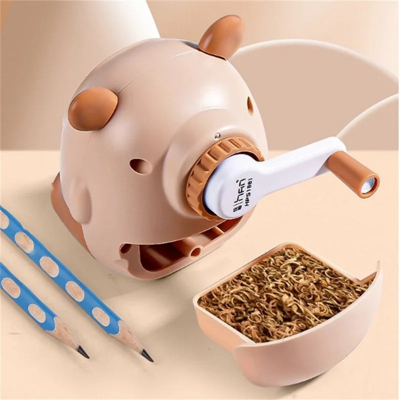 Pencil Sharpener  Creative Capybara Kawaii Stationery Office School Supplies Korean Stationery 80*80*100mm