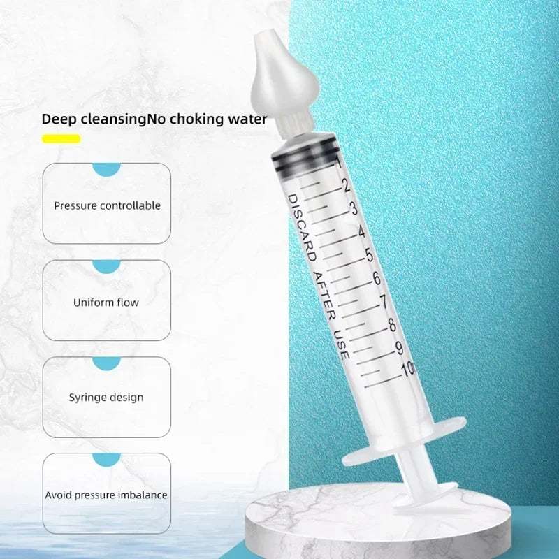 10/20ML Baby Nasal Washer Rhinitis Needle Cleaning Nasal Aspirator Children Syringe Kids Cleaning Health Care Multi-colors