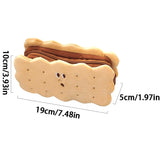 Kawaii Pencil Case High Capacity Plush Cookies Pen Bags Cartoon Brown Pen Box Girls Office School Supplies Stationary