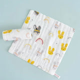 5pcs Baby Face Towel Handkerchief Bathing Feeding Face Washcloth Wipe Burp Cloth Lot Muslin 6 Layers Cotton Soft Baby Towels