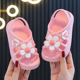 2024 New Children's Slippers Summer Girls and Boys Bathroom Home Anti slip Beach Shoes Soft Soled Baby Sandals