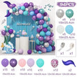 Mermaid Balloon Garland Arch Kit Mermaid Birthday Party Decor Kids Wedding Birthday Girl Supplies Baby Shower Latex Balloons