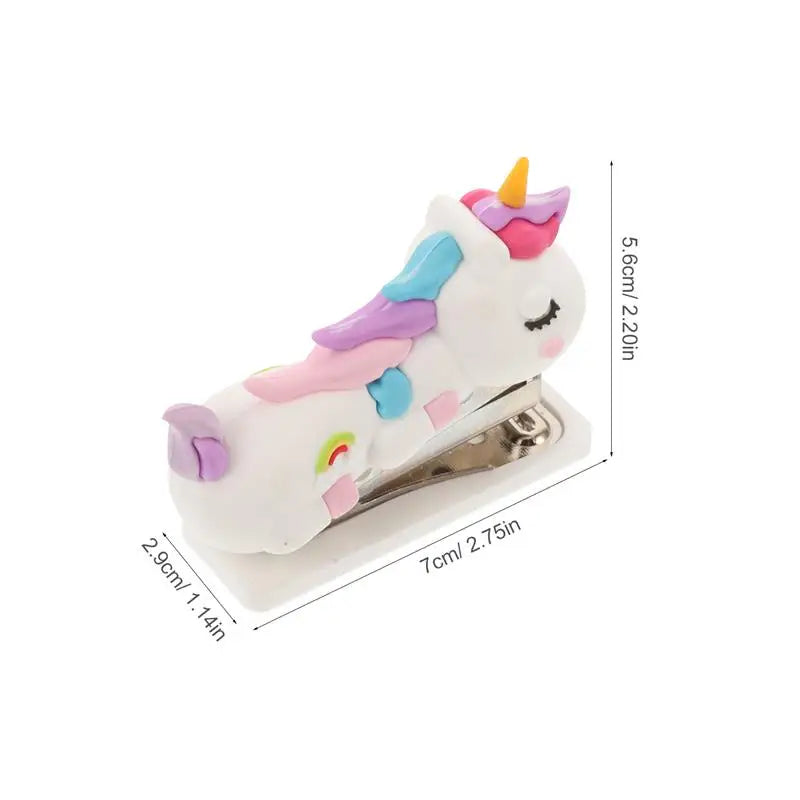 Mini Stapler Handheld Portable Silicone Stapler Office Desktop Staplers Accessory Child Decorative For Office School Supplies