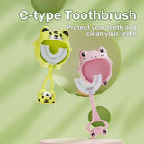 Baby Toothbrush Children 360 Degree U-shaped Children's Teeth Oral Care Cleaning Brush Soft Silicone Toothbrush Baby Items 2-12Y