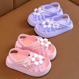 2024 New Children's Slippers Summer Girls and Boys Bathroom Home Anti slip Beach Shoes Soft Soled Baby Sandals