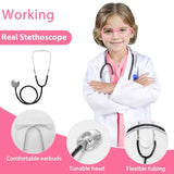 Boys Girls Simulation Doctor Nurse Work Uniform Cross with Toys Sets Kids Clothes Toddler Christmas Xmas Role Play Costum Party