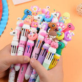 5-20 Pcs10 Color Cartoon Pen Kids Gifts Birthday Party Children's Prizes Christmas Wedding Guest Gifts Carnival Party Gift Pack