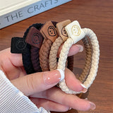 5Pairs Korean Strong Women Hair Scrunchies Girls Elastic Hair Rubber Bands Ponytail Hair Holders/Gum /Tie Accessories