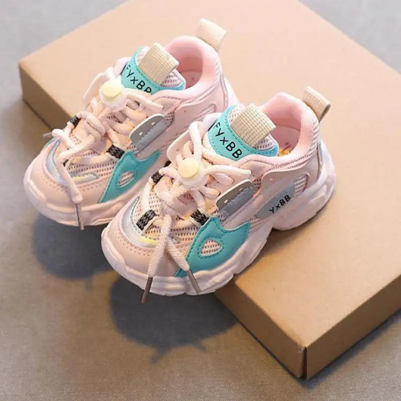 Size 21-36 Baby Toddler Shoes For Boys Girls Breathable Mesh Little Kids Casual Sneakers Non-slip Children Sport Shoes tenis