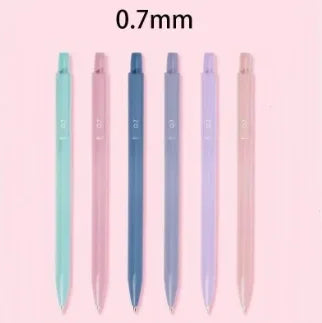 6pcs/set Automatic Pencil for Writing 0.5mm Mechanical Pencil School Supplies Fashion Macaron Stationery Writing Supplies