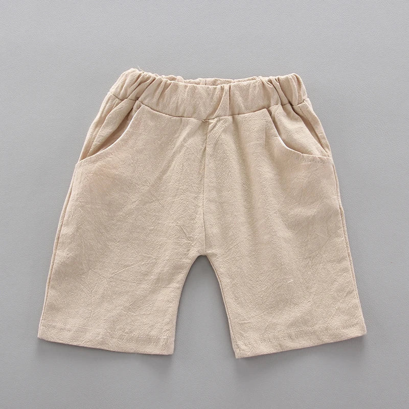 Children's Summer Dinosaur Randomly Printed Shirt Short Sleeve Shorts Set