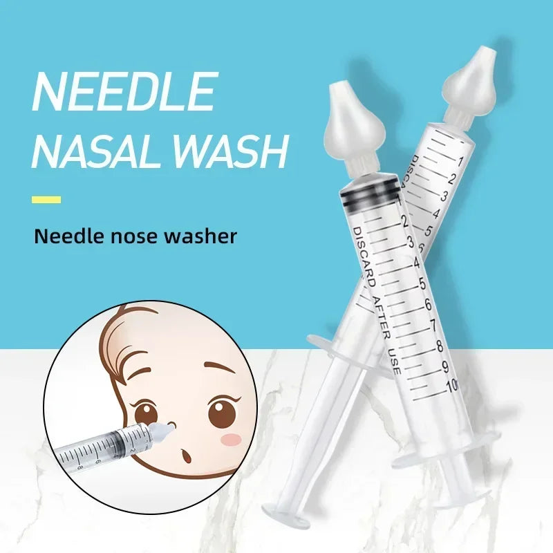 10/20ML Baby Nasal Washer Rhinitis Needle Cleaning Nasal Aspirator Children Syringe Kids Cleaning Health Care Multi-colors