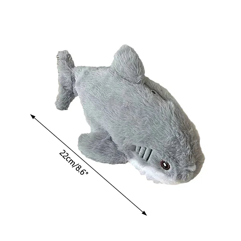 1PC Cute Plush Shark Pencil Case Student Stationery School Supplies Kawaii Doll Back To School Storage Bag Pen Bag Stationery